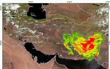 وزش باد و گردوخاک سیستان و بلوچستان را فرا می‌گیرد
