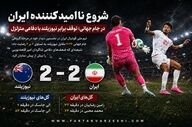 شروع ناامیدکننده ایران در جام جهانی؛ توقف برابر نیوزیلند با دفاعی متزلزل
