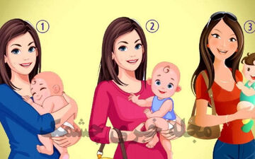 شخصیت شناسی| کدام یک از زنان فرزند واقعی خود را بغل کرده است؟