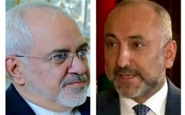گفتگوی ظریف با سرپرست وزارت خارجه افغانستان و تاکید بر گسترش همکاری‌های دوجانبه