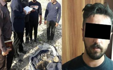 اولین عکس از پدر جنایتکار در مشهد 