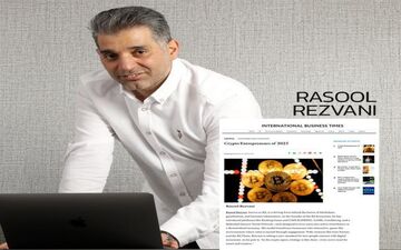 رسول رضوانی؛ چهره اثرگذار فناوری بلاکچین در سال 2025  در بین ده کارافرین برتر دنیا