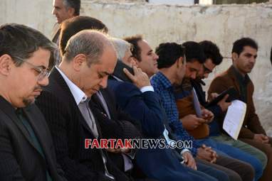 کلنگ زنی مجتمع فرهنگی ورزشی سرپل ذهاب توسط بانک شهر