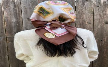  از روش بستن روسری خود خسته شده اید؟| مدل های جدید و متنوع بستن شال و روسری مجلسی+ آموزش تصویری