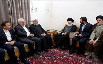 روحانی در دیدار آیت الله محمد سعید حکیم چه گفت؟