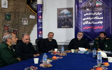 معتمدیان از ستاد مردمی جاماندگان اربعین در پایگاه بسیج مسجد مهدیه شوش بازدید کرد