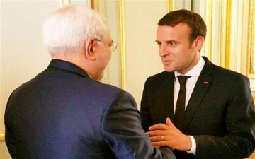 ظریف: گفتگو با آقای ماکرون،خوب و سازنده بود!