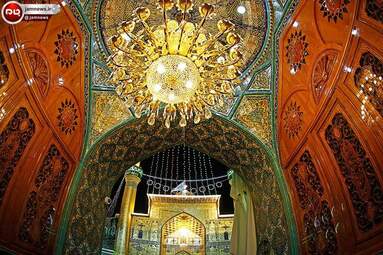 حرم امام علی (ع) در شب میلاد + عکس