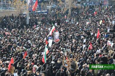 راهپیمایی وداع با سردار سلیمانی
