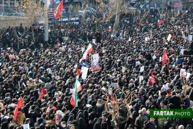 راهپیمایی وداع با سردار سلیمانی