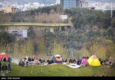روز طبیعت در بوستان آب و آتش + تصاویر