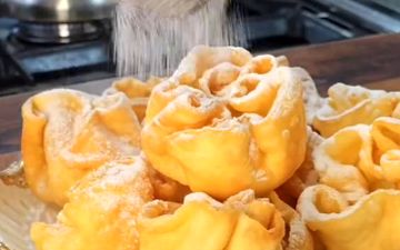 طرز تهیه شیرینی گل کلم| ظاهرش خیلی بامزه س