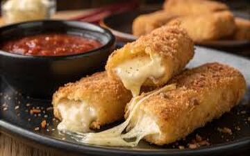 طرز تهیه  پنیر سوخاری خوشمزه و جذاب !