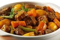 طرز تهیه خوراک لوبیا سبز با گوشت !