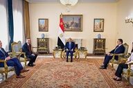 دیدار السیسی و رئیس سیا برای بررسی آتش‌بس غزه و توافق با ایران