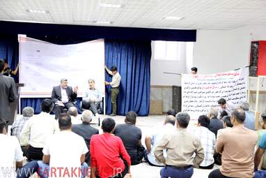 تجمع اهالی روستای ده‌کبود در بیت امام جمعه کرمانشاه و پیگیری  دکتر علیرضا شهرستانی به روایت تصویر