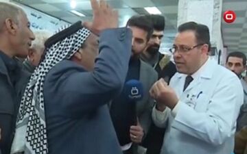 مرگ ناگهانی شهروند عراقی در مصاحبه زنده تلویزیونی