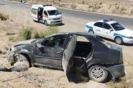 حادثه رانندگی در استان سمنان: ۲ کشته و ۴ زخمی بر اثر واژگونی ال‌۹۰