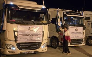 کاروان همبستگی دولت و ملت ازبکستان وارد ایران شد 