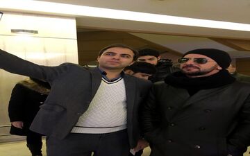 امین حیایی با ظاهری متفاوت درافتتاحیه جشنواره فیلم فجر 96 برج میلاد+ عکس