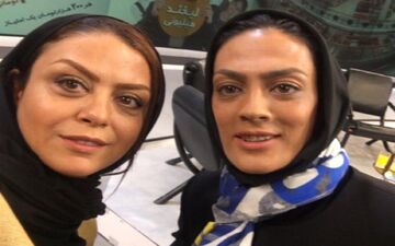 سلفى شبنم فرشادجو در کنار شهربانو منصوریان/عکس
