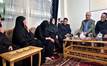 دیدار سخنگوی دولت و دستیار رئیس‌جمهور با خانواده الهه حسین‌نژاد