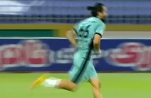گل اول پیکان به شمس‌آذر قزوین با ضربه علی دهقان + ویدئو
