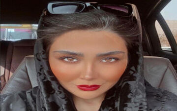 بازو گرفتن مریم معصومی در باشگاه ورزشی با اندام خیلی لاغر! 