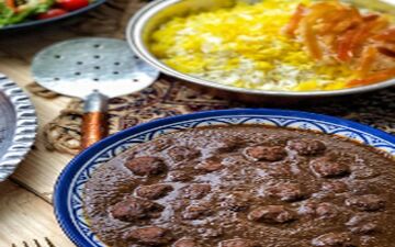 طرز تهیه لوبیا فسنجون| خیلی عالیه!