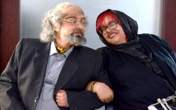  ظاهر عجیب بهاره رهنما و نیوشا ضیغمی روی پوستر یک فیلم/عکس