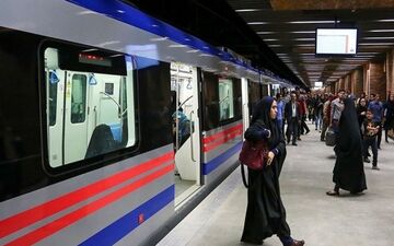 خدمات مترو تهران در روز ۲۲ بهمن رایگان است
