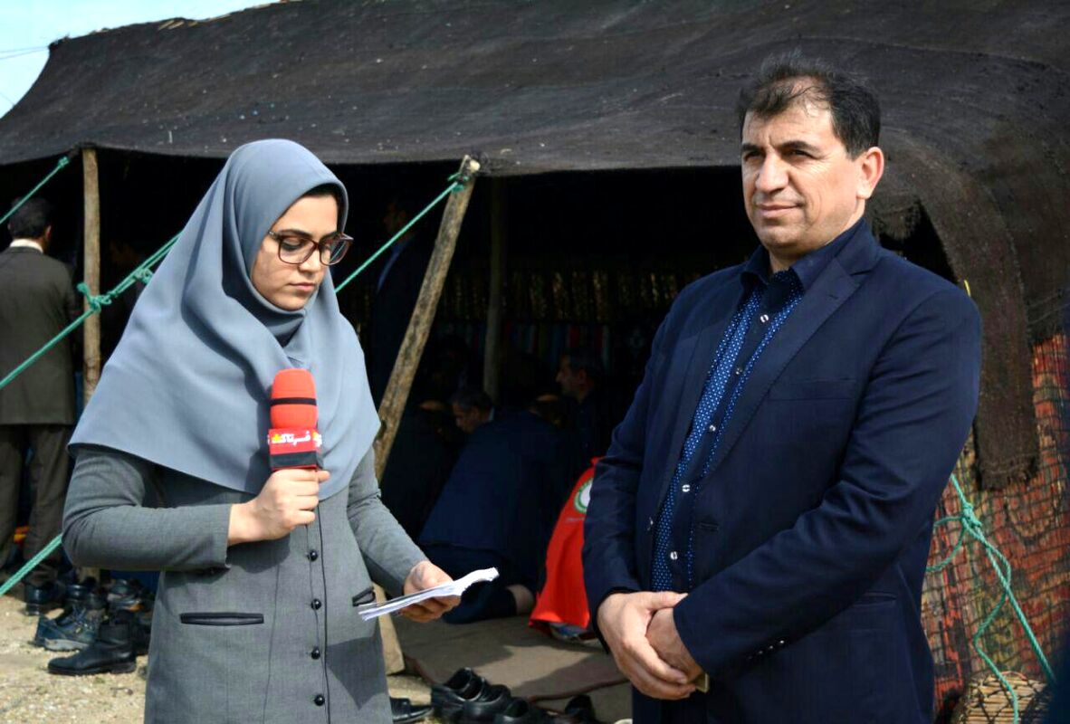 حضور روسای فدراسیون‌های ورزشی در مرز خسروی شهرستان قصر شیرین 