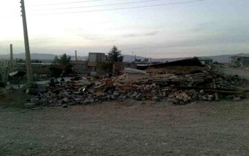 عمق فاجعه زلزله در روستای کویک از بخش ذهاب به روایت تصویر