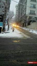برف در تهران