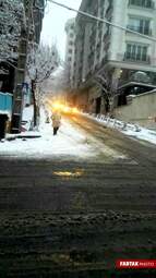 برف در تهران