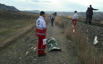 برخورد قطار مسافربری با عابر پیاده جان شهروند قزوینی را گرفت