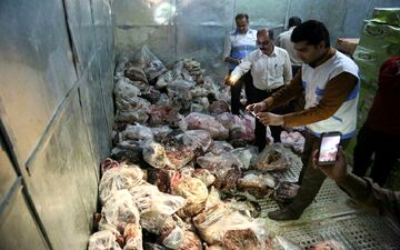 کشف سردخانه غیرمجاز توسط دامپزشکی استان کرمانشاه
