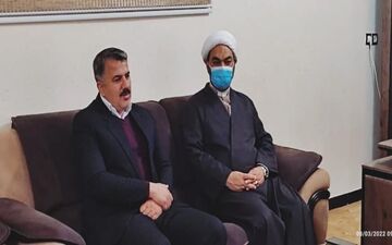 دیدار مدیر کل اموال و املاک استان ایلام با امام جمعه شهرستان چرداول