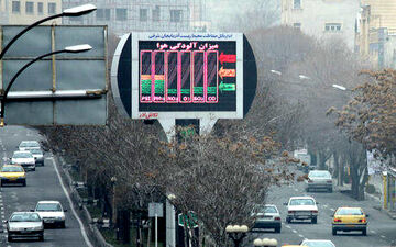 هوای شیراز و کرمان ناسالم است
