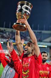 جشن اهدای جام قهرمانی سوپر جام به پرسپولیس
