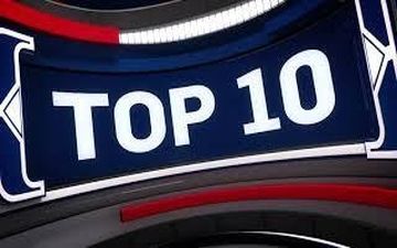 10 حرکت برتر بسکتبال NBA در دیدارهای امروز + فیلم