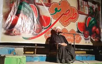 آوازخوانی حجت‌الاسلام قاسمیان در مراسم شب یلدا +فیلم 