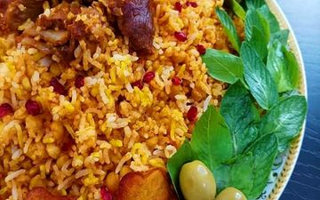 پلو شاه عباسی رو این طوری درست کن / طعمش بی نظیر است حتما امتحان کن!