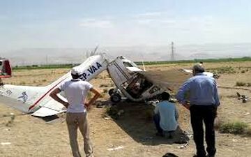 سقوط هواپیما در هشتگرد