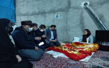 گزارش تصویری/عیادت و دلجویی معاون آموزش متوسطه وزارت آموزش و پرورش از دانش آموزان مصدوم حادثه تصادف در کرمانشاه
