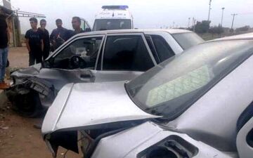 مصدومیت 7 نفر در سانحه رانندگی ورودی شهر ایذه