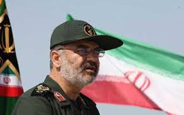 حضور سردار سلامی در مناطق سیل زده