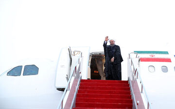 روحانی تهران را به مقصد آنکارا ترک کرد