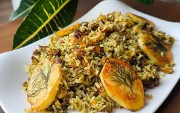 طرز تهیه یک غذای خوشمزه و ناب| دمی برگ مو