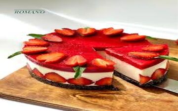 طرز تهیه  چیز کیک توت فرنگی !